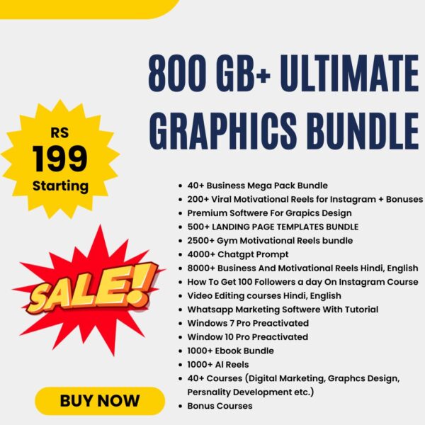 Ultimate Graphics Bundle Pack 800gb+